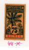 75c Palmier,  Yv.  44*, Cote 9,50 €, - Unused Stamps