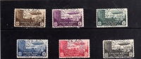 EGEO 1933 CROCIERA ZEPPELIN POSTA AEREA AIR MAIL SERIE COMPLETA COMPLETE SET USATA USED OBLITERE' - Ägäis