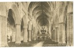 UK, United Kingdom, Exeter Cathedral, Nave East, 1915 Used Postcard [P7605] - Exeter