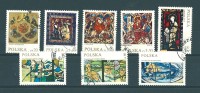 Pologne: 1949/ 1956 Oblit.  (Vitraux) - Vidrios Y Vitrales