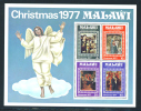 MALAWI  -  1977  Christmas  Miniature Sheet  UM - Malawi (1964-...)