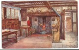 UK, United Kingdom, Ann Hathaway´s Cottage, Interior, Early 1900s Unused Postcard [P7619] - Stratford Upon Avon