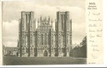 UK, United Kingdom, Wells, Cathedral, West Front, 1904 Used Postcard [P7625] - Wells