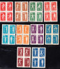 T)1952,CHINA,SET(10),IN B4,PHYSICAL EXERCISES,SCN 141-150 - Ungebraucht