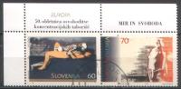 Slowenien / Slovenia - Mi-Nr 110/111 Gestempelt / Used  (A620) - 1995