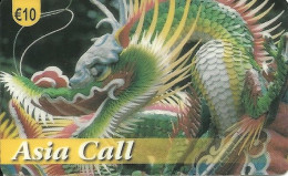 Belgium: Prepaid  Asia Call - Dragon - [2] Prepaid & Refill Cards