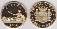 ESPAÑA / GOBIERNO PROVISIONAL  Medalla De Proclamación "SOBERANIA NACIONAL" ORO/GOLD  SC/UNC  DL-10.040 - Autres & Non Classés