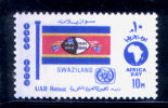 EGYPT / 1969 / AFRICAN TOURIST DAY / FLAG / SWAZLIAND / MNH / VF . - Nuevos