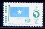 EGYPT / 1969 / AFRICAN TOURIST DAY / FLAG / SOMALIA / MNH / VF. - Unused Stamps