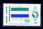 EGYPT / 1969 / AFRICAN TOURIST DAY / FLAG / SIERRA LEONE / MNH / VF. - Nuevos