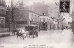 Paris-La Crue De La Seine 10. Janvier 1910, Fiacre-La Passage Du Boulanger Rue De Lourmel, Réédition Cecodi - Taxis & Huurvoertuigen