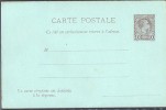 Charles III   Carte Postale 10 C. Avec Réponse Payée Brun Sur Vert  Neuve  Maury 5 (Couleur Notée Dans Michel) - Enteros  Postales