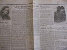 Mülhauser Tagblatt  Du 29/9/1942 Alfons Hartmann Und Die Weibertreu Article De 38 X 36 Cm TBE Rousseurs - Sonstige & Ohne Zuordnung