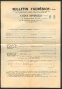 ECOLE UNIVERSELLE PAR CORRESPONDANCE, PARIS (1961) : Bulletion D´Adhésion (vierge), Recto-Verso... - Diplômes & Bulletins Scolaires