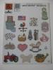 Mini Motif Designs D.M.C N°17 Double Page Cartonnée BE  22 X 30 Cm - Cross Stitch