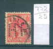 25K772 // - H P  - Perfin Perfores Perforiert Perforadas Netherlands Nederland Pays-Bas Paesi Bassi Niederlande - Perforadas