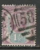 GB 1887 - 92 QV 1 1/2d USED JUBILEE STAMP SG 198 (F416 ) - Used Stamps