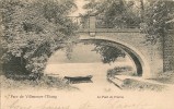 Parc De VILLENEUVE-l'ETANG     Le Pont De Pierres  (barque) - Villeneuve La Garenne