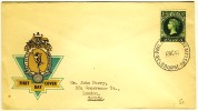 1955 Australia First Day Cover Of First Stamp Of Australia - Oblitérés