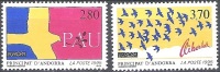 Andorre Français 1995 Michel 477 - 478 Neuf ** Cote (2008) 6.00 Euro Europa CEPT Paix Et Liberté - Ungebraucht