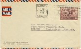 1948 Australia  Airmail Cover With High Value Airmail Stamp - Lettres & Documents