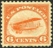 US C1 XF Mint Hinged 6c Airmail Of 1918 - 1b. 1918-1940 Unused