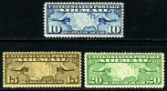 US C7-9 Mint Never Hinged Airmail Set From 1926-27 - 1b. 1918-1940 Ungebraucht