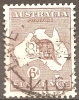 AUSTRALIA - Used 1929  6d  Kangaroo. Watermark 203  (small Mult).  Scott 96 - Gebraucht