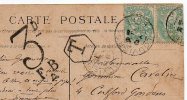 Marques Postales D'arrivée à Londres 3D F.-B A / T Sur CP Envoyée De Louviers Eure  ( Un Baptême En Normandie ) - Postmark Collection