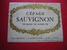 ETIQUETTE- 12°-CEPAGE SAUVIGNON-VIN BLANC DE BLANCS-HENRI DELAMOTTE-LA CHAPELLE-HEULIN-L-A-PHOTO RECTO / VERSO - Blancs