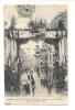 Bolbec   -   Rue Thiers  -  La Porte Monumentale, Fête Du 10/06/1906 - Bolbec