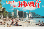 ZS9278 Waikiki Beach Hawaii Used Perfect Shape - Altri & Non Classificati