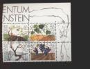 Liechtenstein  Gestempelt 1089-1092 Weinrebe Viererblock Ungefaltet - Used Stamps