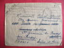 Maroc  Lettre  FM Casablanca 1946 Krag - Storia Postale