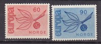 Q8037 - NORWAY NORVEGE Yv N°486/87 ** Europa - Nuovi
