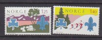 Q8076 - NORWAY NORVEGE Yv N°661/62 ** Scoutisme - Neufs