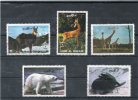 5 Timbres Avec  Différents Animaux - Orsi