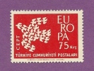 TURQUIE TIMBRE N° 1601 NEUF SANS CHARNIERE EUROPA 1961 - Ongebruikt