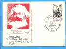 Cancellation Speciale Karl Marx. Democratic Republic Of Germany Postcard 1983 - Karl Marx