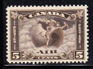 Canada Scott #C2 MH 5c Mercury With Scroll In Hand - Airmail
