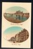 RB 784 - Unusual Raphael Tuck Double View Postcard - Rhyl Flintshire Wales - Pavilion & Sands - East Parade - Flintshire