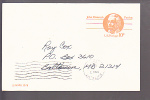 Postal Card - John Hancock - - 1961-80