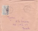 Cameroun,Edéa,1957,coloni Es  Françaises,pont Sur Le Wouri,n°301 Sur Lettre - Brieven En Documenten