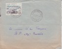 Cameroun,Sangmélima,1956, Colonies  Francaises,pont Sur Le Wouri,n°301 Sur Lettre - Brieven En Documenten
