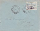 Cameroun,Sangmélima,1956, Colonies  Francaises,pont Sur Le Wouri,n°301 Sur Lettre - Brieven En Documenten