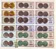1970 ANTIQUITY COINS 6 V. Set-MNH   Block Of Four  BULGARIA / Bulgarie - Monnaies