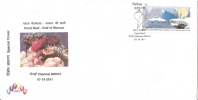 Special Cover – Coral Reef - Gulf Of Mannar –  By India Post, 2011 - Brieven En Documenten