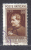 R139 - VATICANO 1936 , 80 Cent N. 52 . Stampa . - Oblitérés