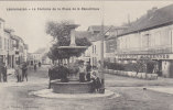 LANNEMEZAN : Le Grand Café GOUZENNES Et La Fontaine - - Lannemezan