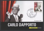 ITALIA CARTOLINA MAXIMUM 2011 - ANNIVERSARIO NASCITA CARLO DAPPORTO - 66 - Cartas Máxima